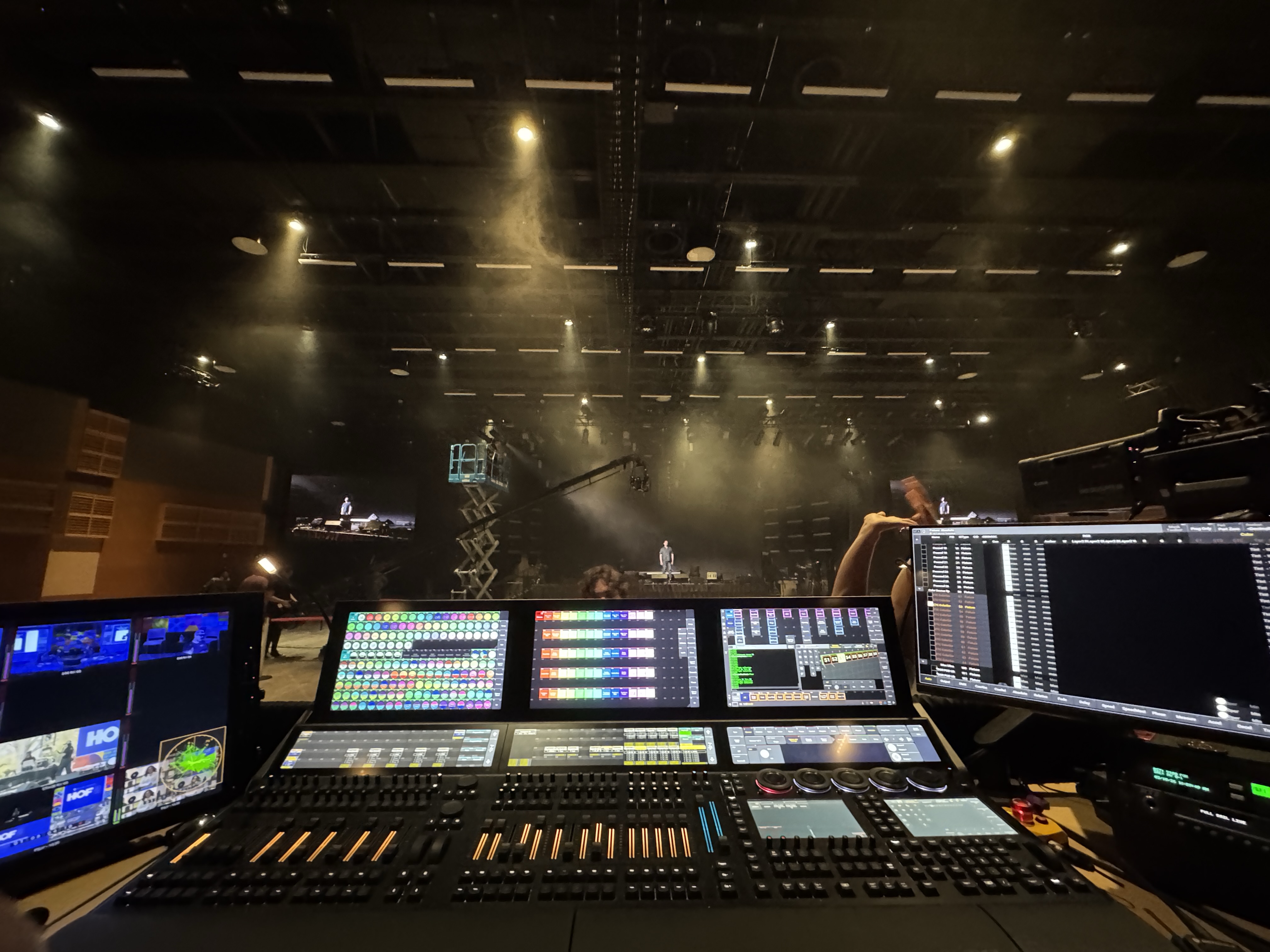 Lighting console after Fashion Week