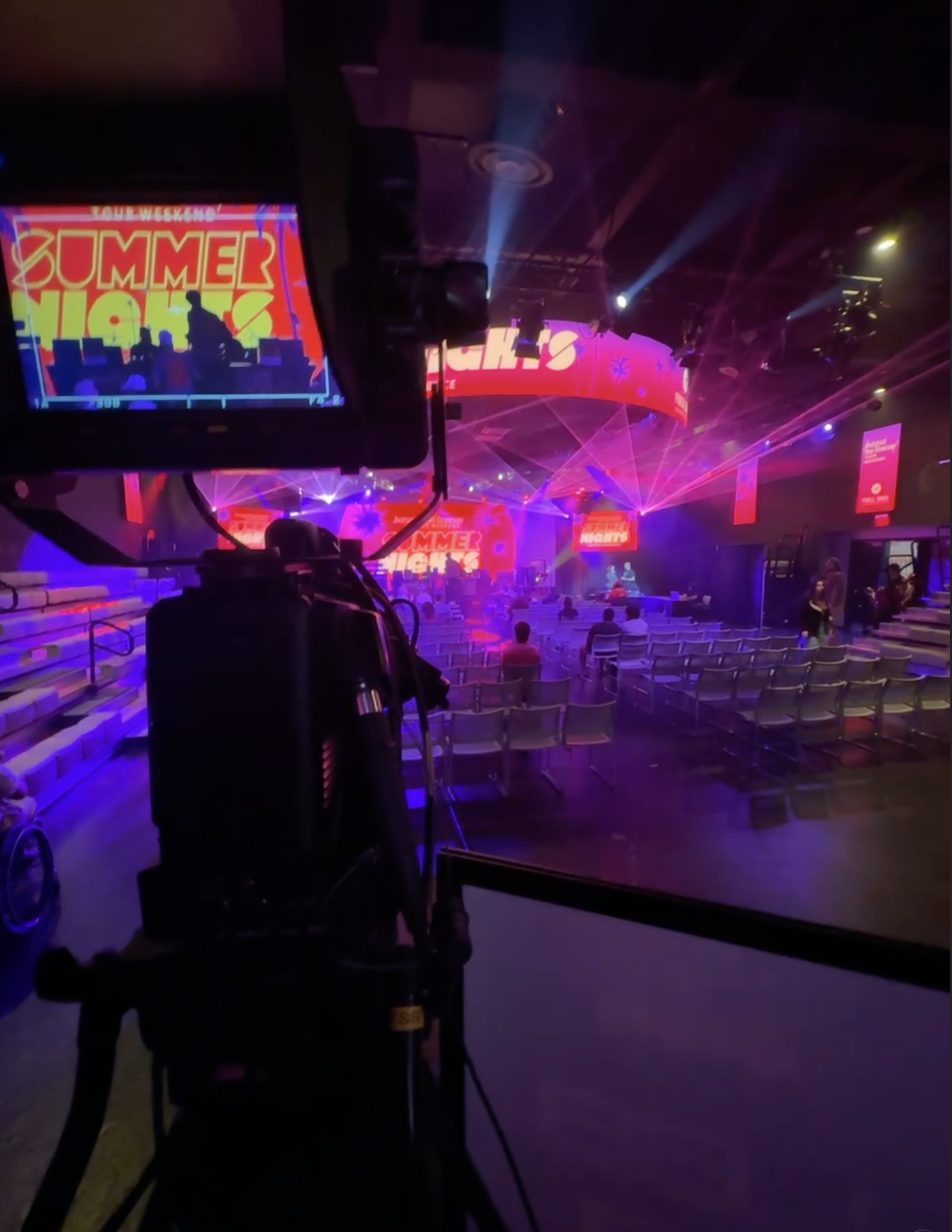 Camera operation at Full Sail Summer Nights